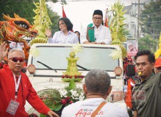 Mbak Agustin & Iswar Resmi Mendaftarkan Sebagai Paslon Pilwalkot Semarang Mbak Agustin