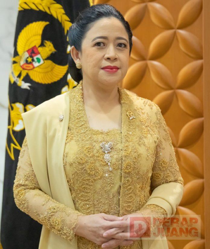 Mbak Puan Kenakan Kebaya Emas Buatan Didiet Maulana saat Pimpin Sidang Tahunan MPR RI Mbak Puan