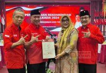 PDI Perjuangan Pasangkan Sadewo-Lintarti di Pilkada Banyumas
