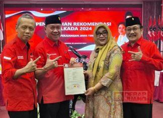 PDI Perjuangan Pasangkan Sadewo-Lintarti di Pilkada Banyumas