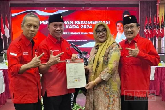 PDI Perjuangan Pasangkan Sadewo-Lintarti di Pilkada Banyumas