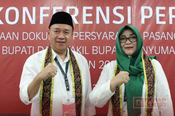Paslon Sadewo–Lintarti Resmi Mendaftar ke KPU Banyumas