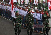 Pelajar Temanggung Kompak Gelar Kirab Bendera Temanggung
