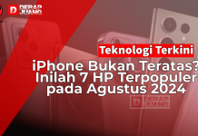 iPhone Bukan Teratas? Inilah 7 HP Terpopuler pada Agustus 2024