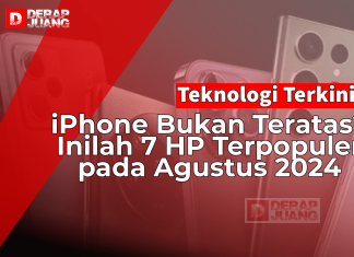 iPhone Bukan Teratas? Inilah 7 HP Terpopuler pada Agustus 2024