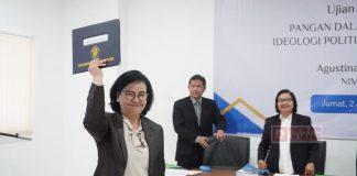 Agustina Wilujeng Angkat Isu Pangan dalam Sidang Promosi Doktor