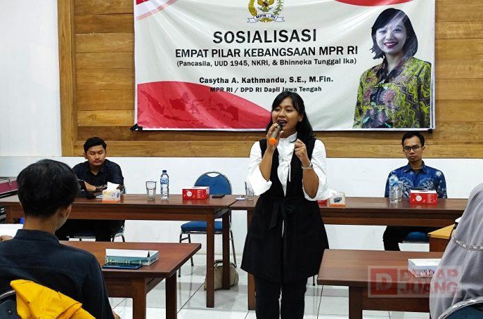 Gandeng Pelajar Muhammadiyah, Casytha Ajak Maknai Arti 'Melu Memayu Hayuning Bawana'