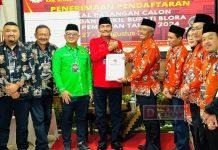 Pasangan Abu Nafi Dan Andika Adikrishna Resmi Mendaftar Sebagai Cabup Cawabup Blora