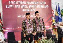 Pasangan Grengseng – Sahid Resmi Maju Kontestasi Pilkada Magelang 2024