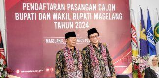 Pasangan Grengseng – Sahid Resmi Maju Kontestasi Pilkada Magelang 2024