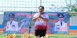 Yunianto Resmikan Lapangan Mini Soccer Samiranan Yunianto