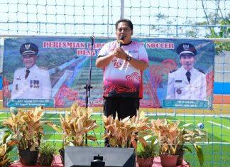 Yunianto Resmikan Lapangan Mini Soccer Samiranan Yunianto