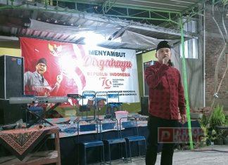 Anton Hadiri Acara Karang Taruna Sambut HUT ke79 RI