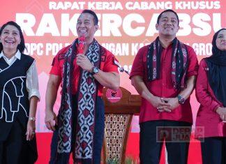 Hadiri Rakercabsus di Grobogan, Andika - Hendi Disambut 2.500 Kader