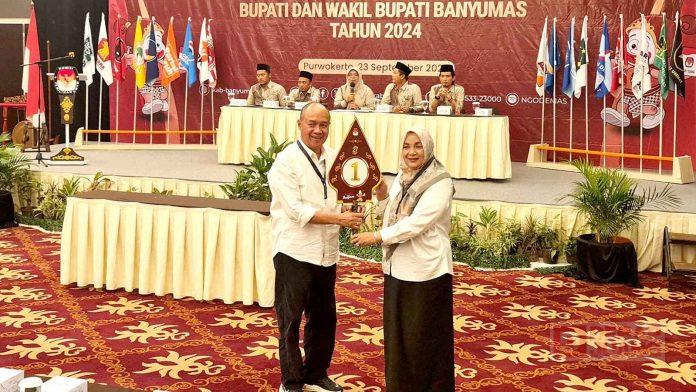 Dapatkan Nomor Urut 1, Sadewo-Lintarti Tak Sepelekan Lawan Kotak Kosong di Pilkada Banyumas