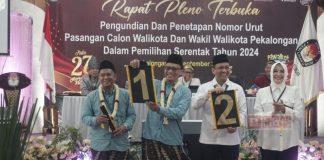 Pilkada Kota Pekalongan 2024, Mas Aaf Dapatkan Nomor Urut 2