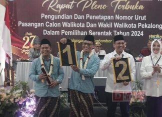 Pilkada Kota Pekalongan 2024, Mas Aaf Dapatkan Nomor Urut 2