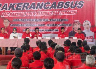 Solidkan Barisan, DPC PDI Perjuangan Temanggung Gelar RAKERANCABSUS