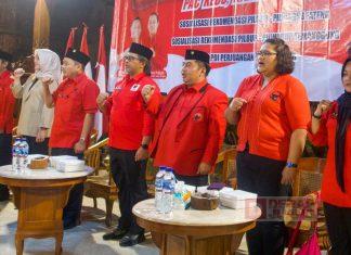 Melanjutkan Safari, DPC PDI Perjuangan Temanggung Gelar RAKERANCABSUS di Dapil 5