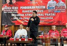 Solidkan Barisan, PDI Perjuangan Kota Salatiga Gelar Rakerancabsus