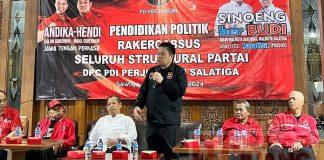 Solidkan Barisan, PDI Perjuangan Kota Salatiga Gelar Rakerancabsus
