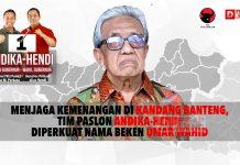 Menjaga Kemenangan di Kandang Banteng, Tim Paslon Andika-Hendi Diperkuat Nama Beken Umar Wahid