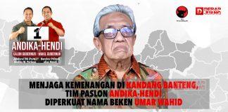 Menjaga Kemenangan di Kandang Banteng, Tim Paslon Andika-Hendi Diperkuat Nama Beken Umar Wahid