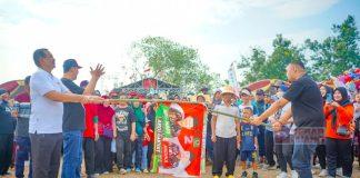 Pasangan Abdi Kemas Kampanye dengan Jalan Sehat Bersama Masyarakat Blora