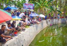 Manfaatkan Peluang, Paslon Abdi Mengadakan Lomba Memancing Untuk Kampanye