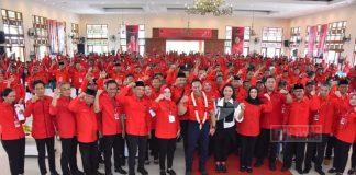 Naik Mobil Rantis, Andika-Hendi Hadiri Rakercabsus DPC Partai Sukoharjo