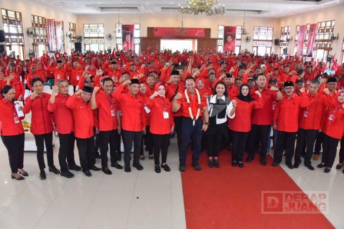 Naik Mobil Rantis, Andika-Hendi Hadiri Rakercabsus DPC Partai Sukoharjo