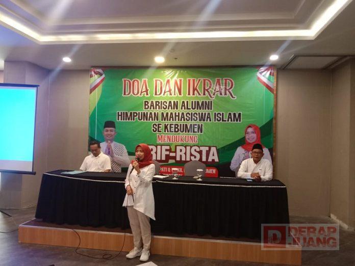 Barisan Alumni HMI Se Kebumen Dukungan Paslon Arif-Rista HMI