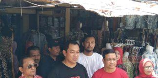 Mas Hendi Blusukan ke Pasar Grosir Batik Setono Kota Pekalongan