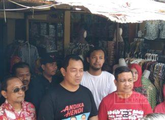 Mas Hendi Blusukan ke Pasar Grosir Batik Setono Kota Pekalongan