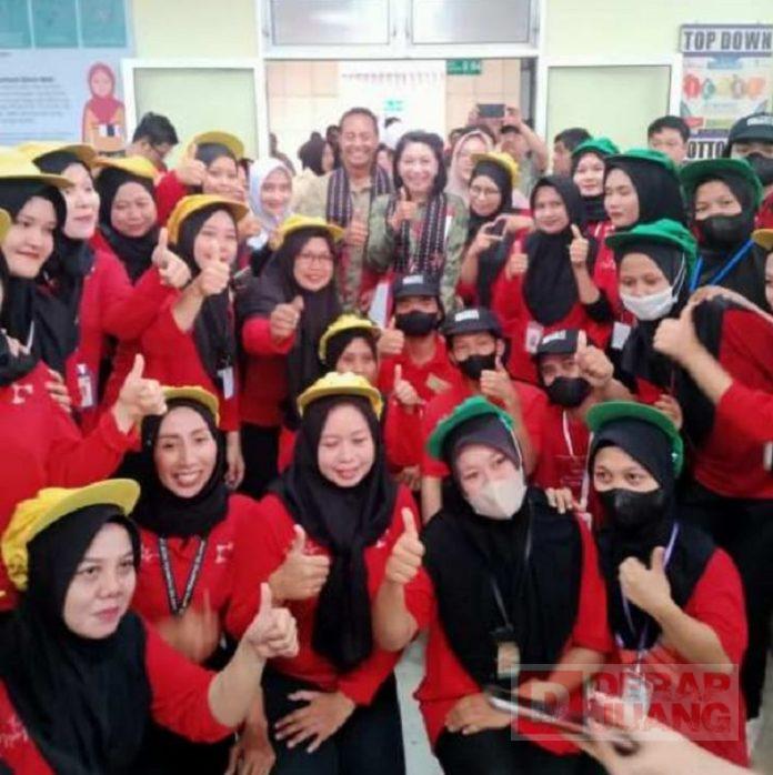 Andika Perkasa Serap Aspirasi Buruh Rokok di Sempor Andika-Hendi