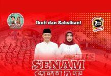 Ristawati Ikuti Senam Sehat Bersama Barista di Ambal Ristawati