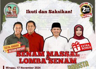 Ristawati Hadiri Senam Massal dan Lomba Senam Di Kecamatan Gombong