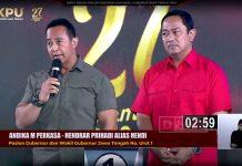 Andika-Hendi Bakal Bangun Jateng Secara Berkelanjutan Andika-Hendi