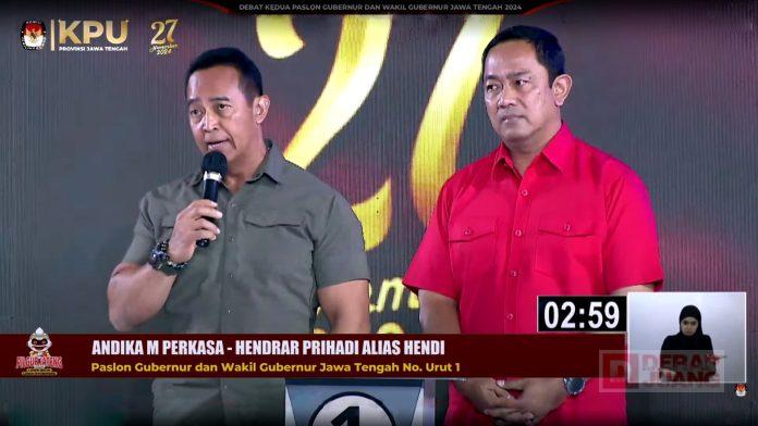 Andika-Hendi Bakal Bangun Jateng Secara Berkelanjutan Andika-Hendi