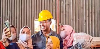 Andika Perkasa Disambut Antusias oleh Pekerja-Pekerja Tangguh Purworejo