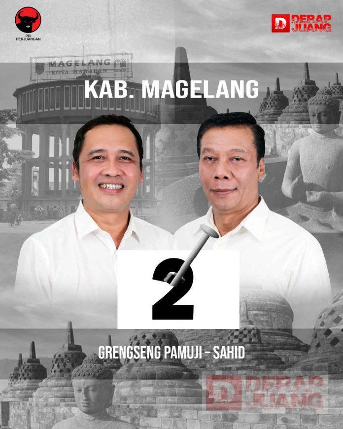 Raih 56,82%, Grengseng-Sahid Menangkan Pilbup Magelang Grengseng
