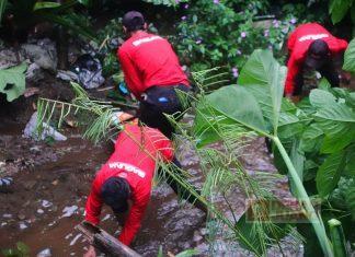 Baguna Temanggung Kompak Gelar Aksi Bersih Sungai Baguna