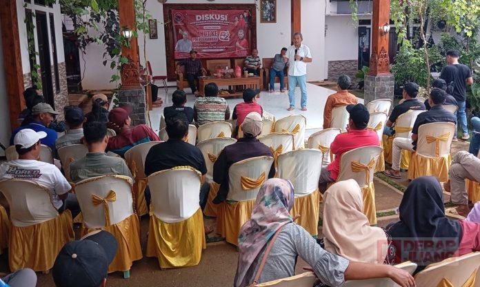 Rangkaian HUT Partai ke- 52, Junarso Gelar Diskusi Manajemen Peternakan Kambing