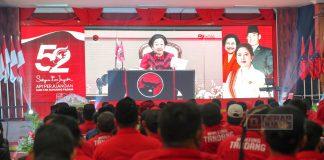 Peringati HUT Ke-52, DPD PDI Perjuangan Jateng Dengarkan Bersama Pidato Ketum