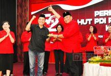 52 Tumpeng Dibagikan DPD PDI Perjuangan Jateng pada Peringatan HUT