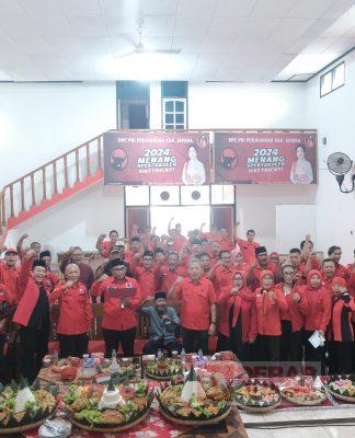 Rayakan HUT PDI Perjuangan ke-52, DPC PDI Perjuangan Jepara Ikuti Live Streaming Ibu Ketum