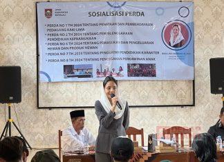 Irma lina Habibah Sosialisasikan Perda Kepada Warga Kecamatan Banyudono