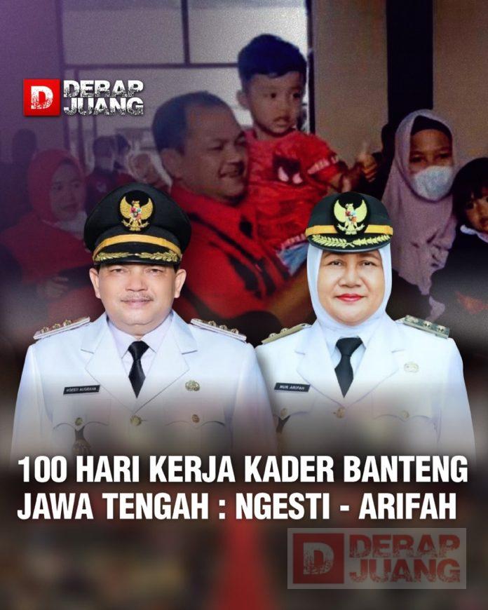100 Hari Kerja Kader Banteng Jawa Tengah; Ngesti - Arifah Ngesti Nugraha