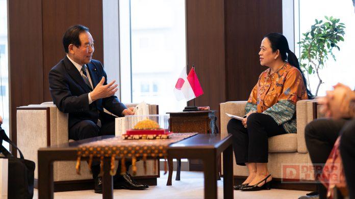Bertemu Ketua DPR Jepang, Mbak Puan Dorong Dukungan Transisi Energi Hijau di RI Puan Maharani