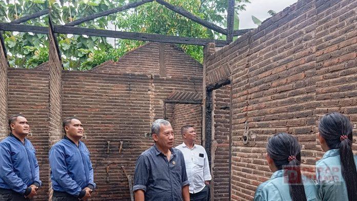 Kebakaran Landa Rumah Ilham Prasetyo Akibat Korsleting Listrik, Junarso Berikan Dukungan Konkret